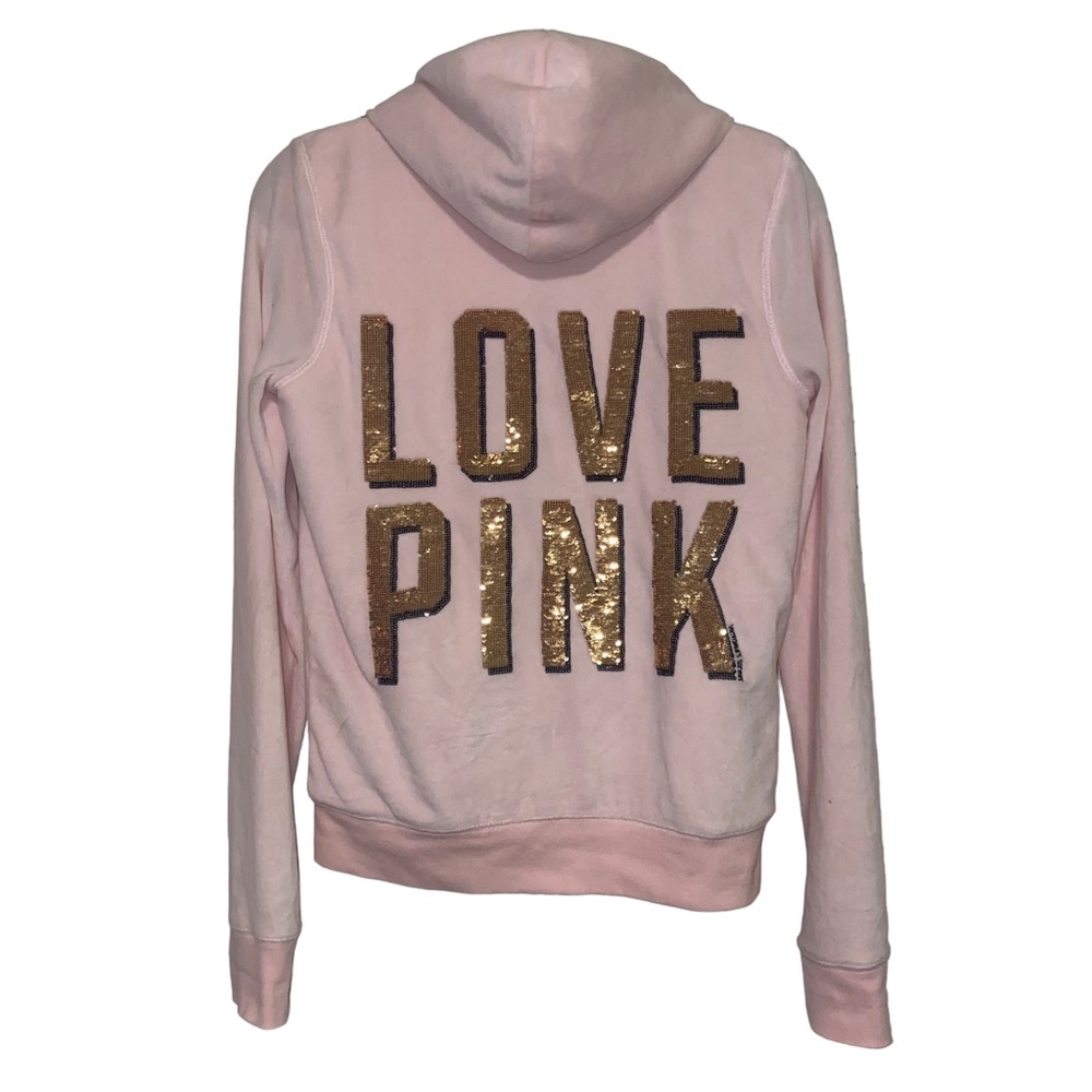 LOVE PINK FUZZY JACKET